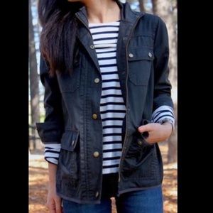 J Crew Navy Blue Relaxed Boyfriend Field …